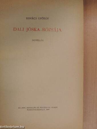 Dali Jóska rózsája