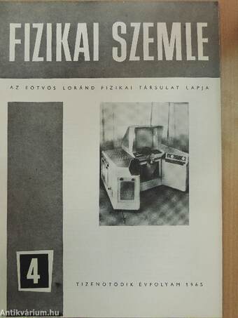 Fizikai Szemle 1965. április