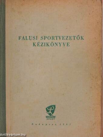 Falusi sportvezetők kézikönyve