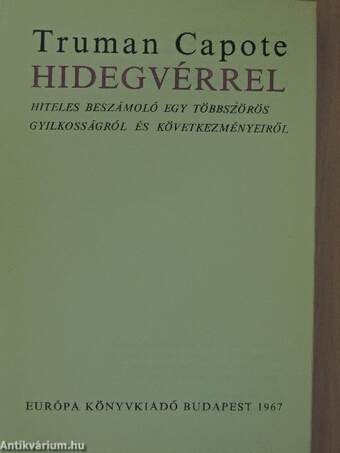 Hidegvérrel