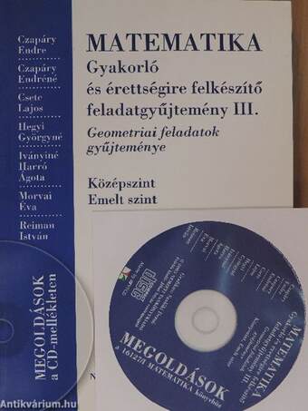 Matematika - Gyakorló és érettségire felkészítő feladatgyűjtemény III. - CD-vel