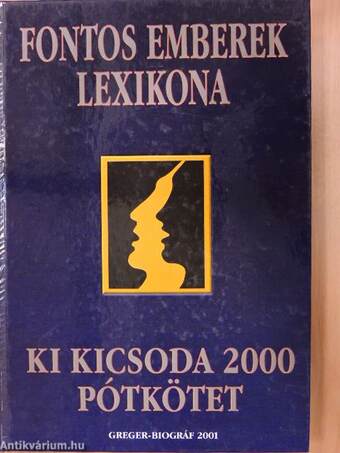 Ki kicsoda 2000 Pótkötet