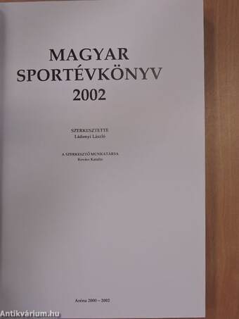 Magyar Sportévkönyv 2002