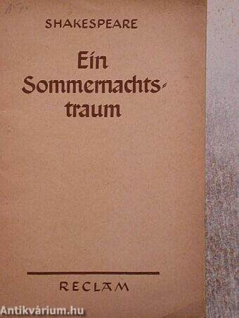 Ein Sommernachtstraum