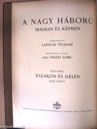 A nagy háború írásban és képben I-VII.