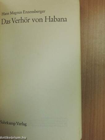 Das Verhör von Habana