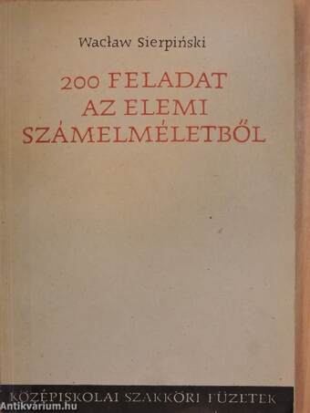 200 feladat az elemi számelméletből