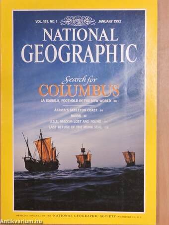 National Geographic January-December 1992.