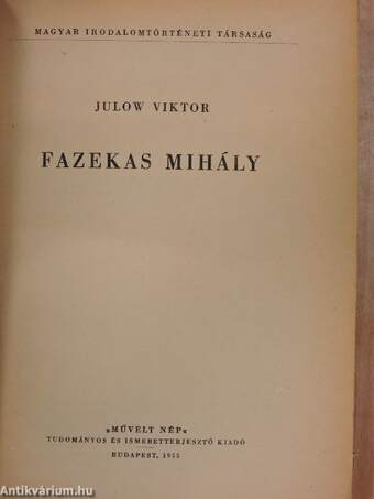 Fazekas Mihály