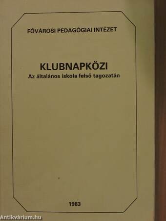 Klubnapközi