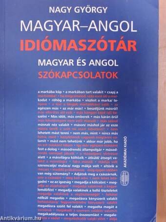 Magyar-angol idiómaszótár