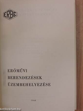 Erőművi berendezések üzembehelyezése