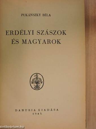 Erdélyi szászok és magyarok