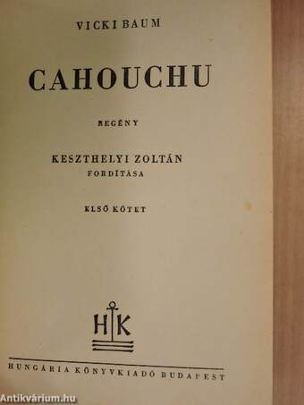 Cahouchu I-II.