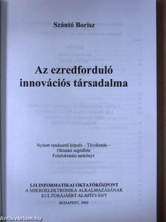 Az ezredforduló innovációs társadalma