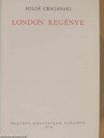 London regénye