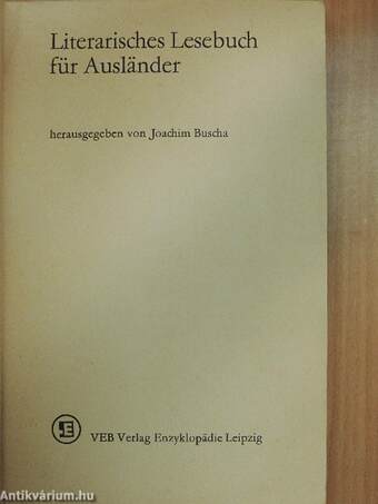 Literarisches Lesebuch für Ausländer