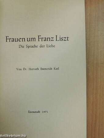 Frauen um Liszt