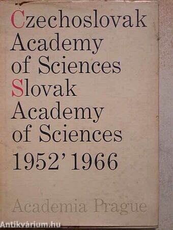 Czechoslovak Academy of Sciences/Slovak Academy of Sciences 1952' 1966