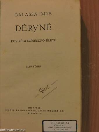 Déryné I-II.