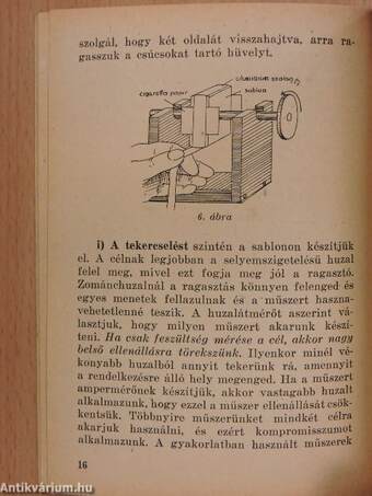 Elektromos mérőműszerek építése, szerkesztése és átalakítása