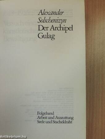 Der Archipel Gulag II.