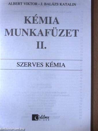 Kémia munkafüzet II.