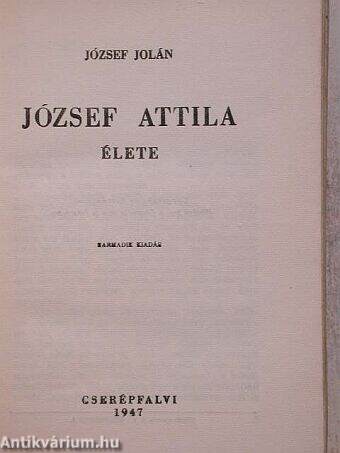 József Attila élete