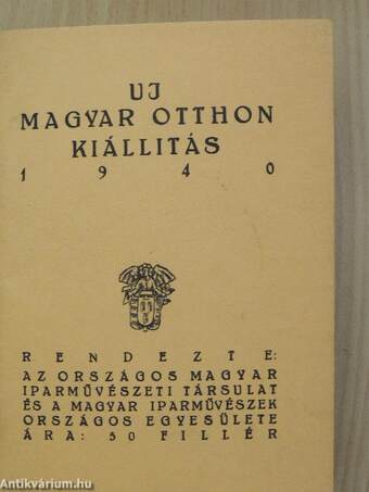 Uj magyar otthon kiállitás 1940