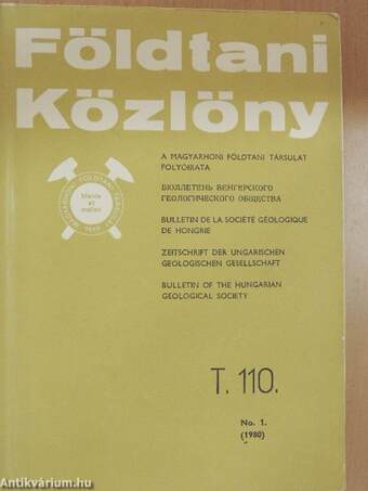 Földtani Közlöny 1980/1.