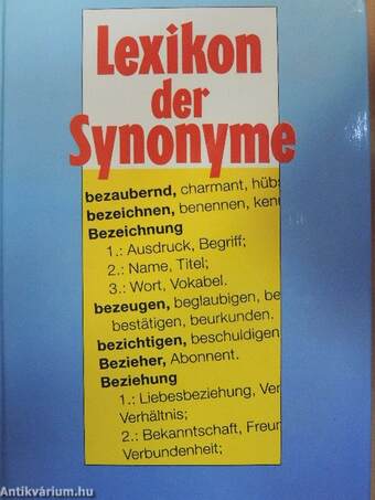 Lexikon der Synonyme