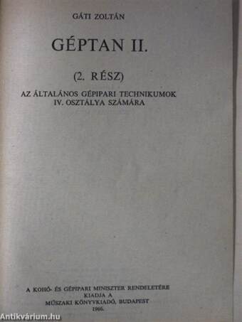 Géptan II/2.