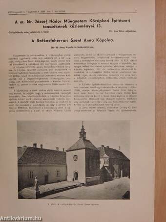 A Székesfehérvári Szent Anna Kápolna