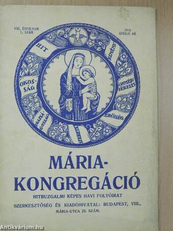 Mária-Kongregáció 1915. április