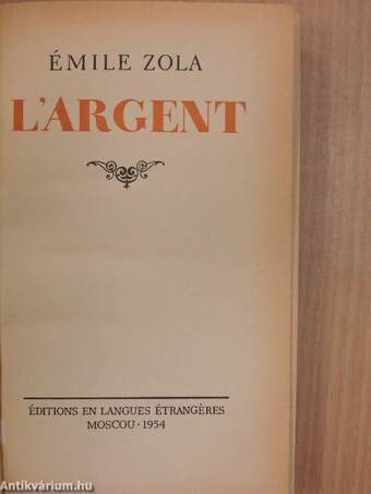 L'argent