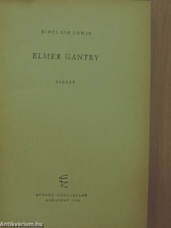 Elmer Gantry