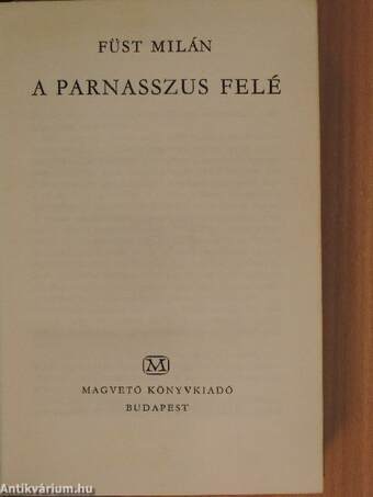 A Parnasszus felé