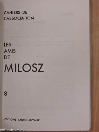 Les amis de Milosz 8.