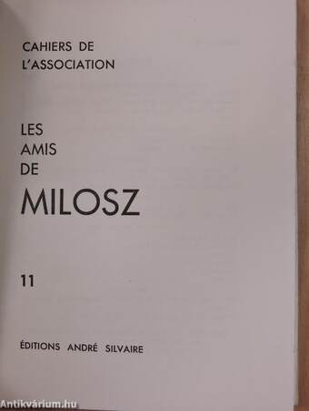 Les amis de Milosz 11.