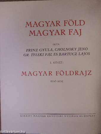 Magyar föld, magyar faj I-IV.