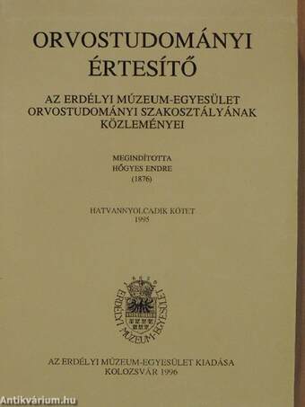 Orvostudományi értesítő 1995.