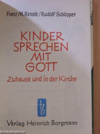 Kinder sprechen mit Gott