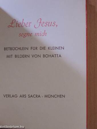 Lieber Jesus, segne mich