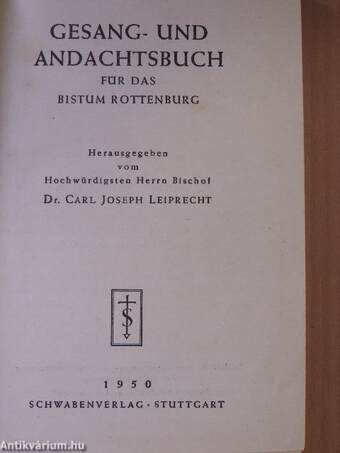 Gesang- und Andachtsbuch für das Bistum Rottenburg