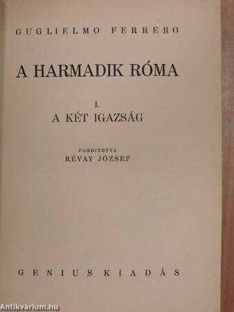 A harmadik Róma I.