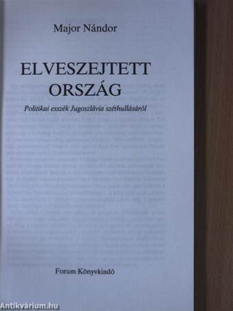 Elveszejtett ország