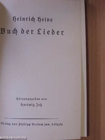 Buch der Lieder (gótbetűs)