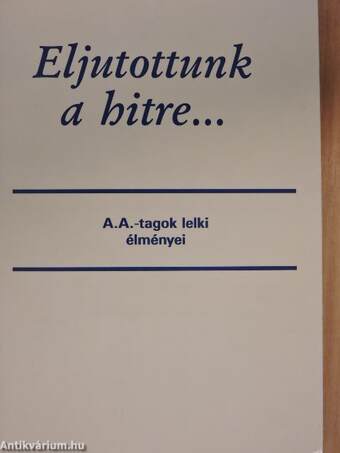 Eljutottunk a hitre...