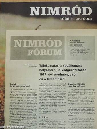 Nimród 1988. október