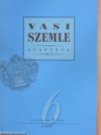 Vasi Szemle 2006/6.